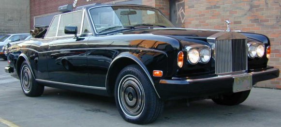 Rolls-Royce Corniche II from 1986.