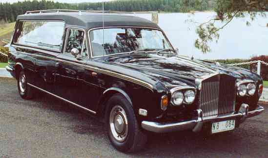 A decent Last Ride  Rolls Royce hearse at the Hollywood For  Flickr