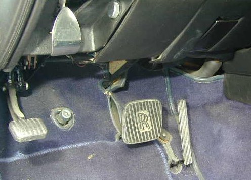 The pedals
